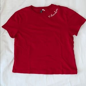 Red T-shirt